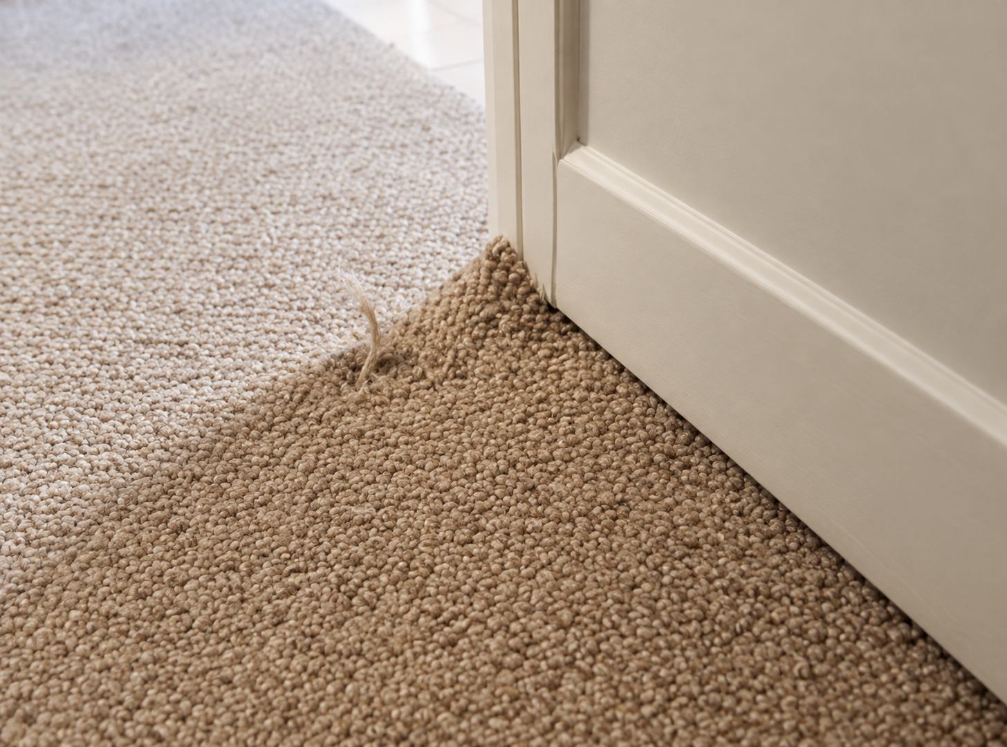 door won't close after new carpet installation